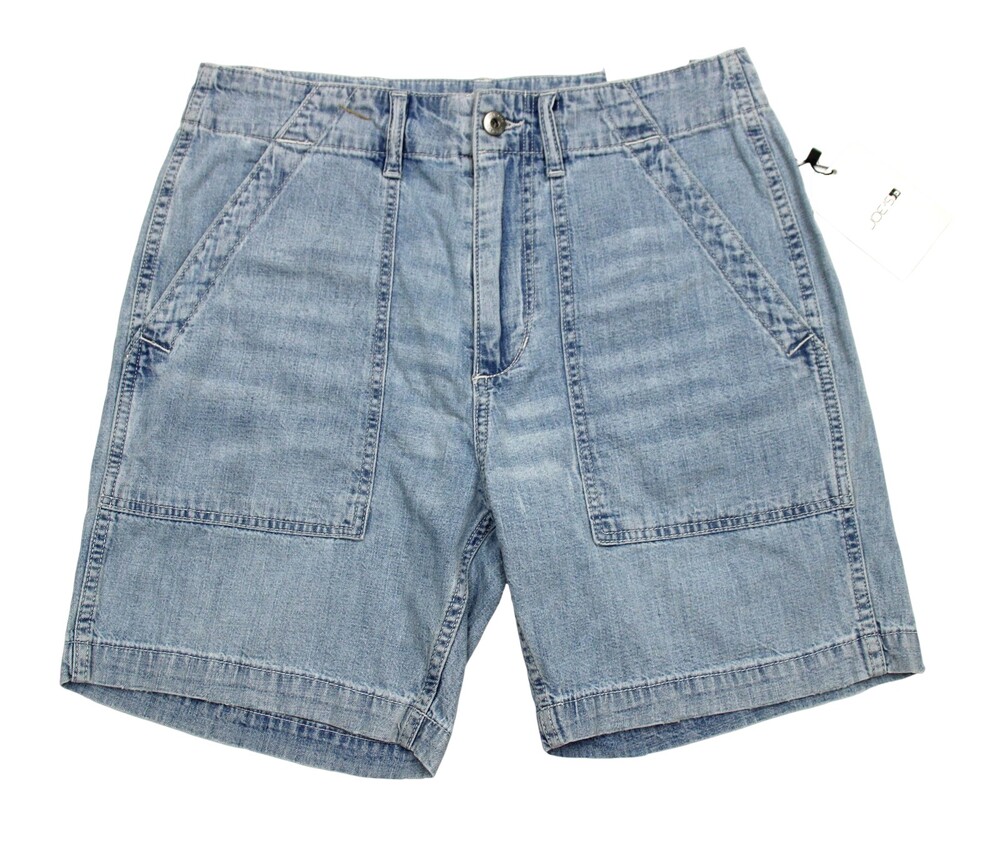 Joe's Jeans Utilitarian Chambray Cargo Shorts Mens 29 Blue Denim 9 Inseam Light